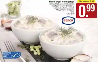 WEZ BEECK Hamburger Heringstopf Angebot