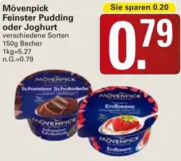 WEZ Mövenpick Feinster Pudding oder Joghurt Angebot