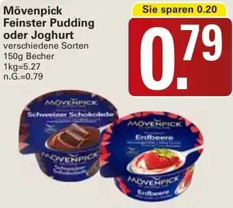 WEZ Mövenpick Feinster Pudding oder Joghurt Angebot