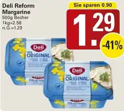 WEZ Deli Reform Margarine Angebot