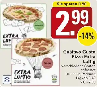 WEZ Gustavo Gusto Pizza Extra Luftig Angebot