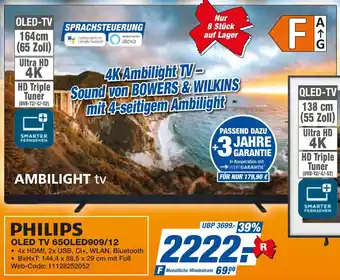 expert Techno Land PHILIPS OLED TV 650LED909/12 Angebot