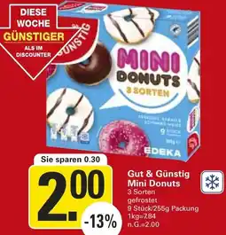 WEZ Gut & Günstig Mini Donuts Angebot