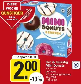 WEZ Gut & Günstig Mini Donuts Angebot