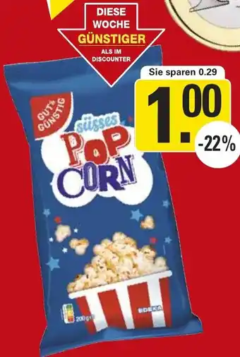 WEZ Gut & Günstig Popcorn süß Angebot