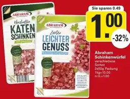 WEZ Abraham Schinkenwürfel Angebot