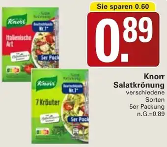 WEZ Knorr Salatkrönung Angebot