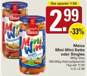 WEZ Meica Mini-Wini Kette oder Singles Angebot