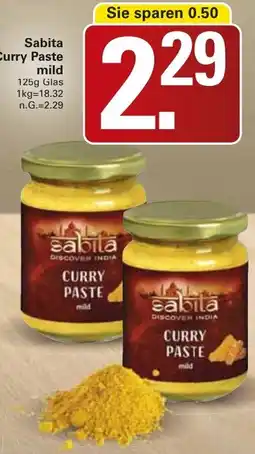 WEZ Sabita Curry Paste mild Angebot