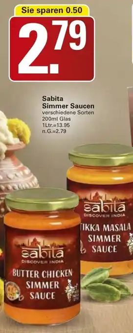 WEZ Sabita Simmer Saucen Angebot