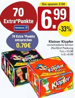 WEZ Kleiner Klopfer Angebot