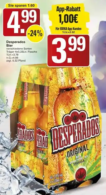 WEZ Desperados Bier Angebot