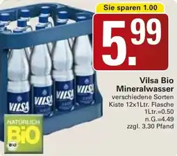 WEZ Vilsa Bio Mineralwasser Angebot