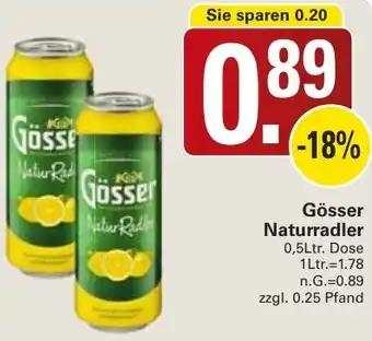 WEZ Gösser Naturradler Angebot