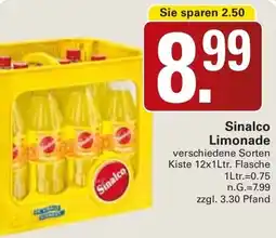 WEZ Sinalco Limonade Angebot