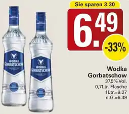 WEZ Wodka Gorbatschow Angebot