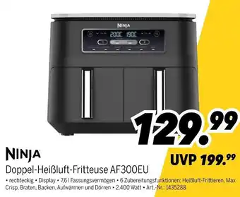 MEDIMAX NINJA Doppel-Heißluft-Fritteuse AF300EU Angebot