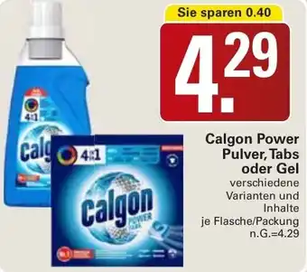 WEZ Calgon Power Pulver, Tabs oder Gel Angebot