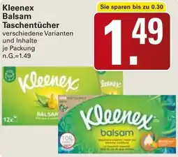 WEZ Kleenex Balsam Taschentücher Angebot