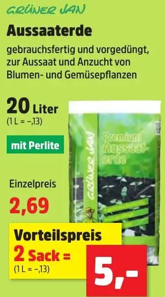 Thomas Philipps GRÜNER JAN Aussaaterde Angebot