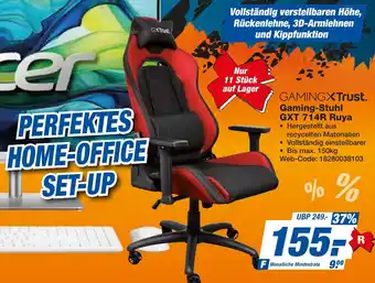 expert Techno Land GAMINGXTrust Gaming-Stuhl GXT 714R Ruya Angebot