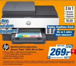 expert Techno Land hp Multifunktionsdrucker Smart Tank 7305 All-in-One Angebot