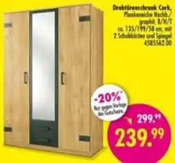 Möbel Boss Drehtürenschrank Cork Angebot