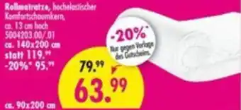 Möbel Boss Rollmatratze Angebot