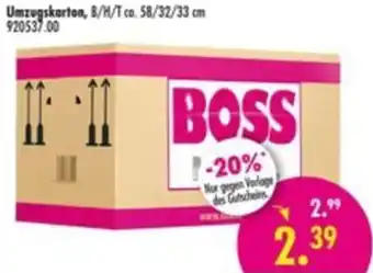 Möbel Boss Umzugskarton Angebot