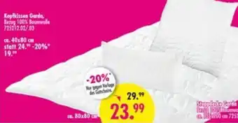 Möbel Boss Kopfkissen Garda Angebot