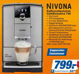 expert Techno Land NIVONA Kaffeevollautomat CafeRomatica 795 Angebot