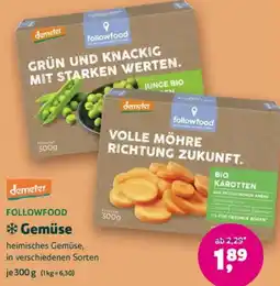 Biomarkt demeter FOLLOWFOOD Gemüse Angebot