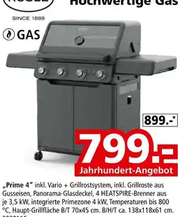 Segmüller Rösle gasgrills „prime 4“ Angebot