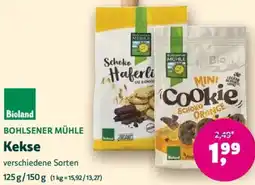 Biomarkt BOHLSENER MÜHLE Kekse Angebot