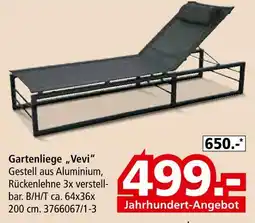 Segmüller Gartenliege „vevi“ Angebot