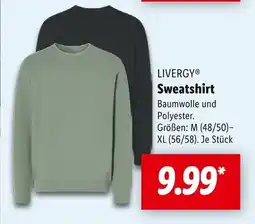 Lidl Livergy sweatshirt Angebot