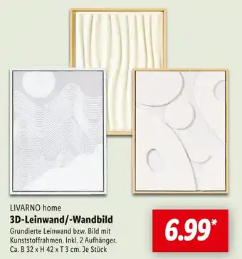 Lidl Livarno home 3d-leinwand/-wandbild Angebot