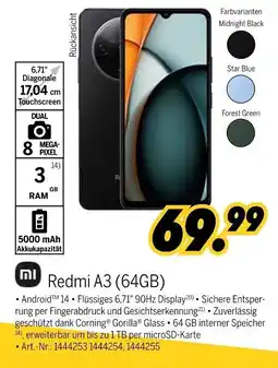 MEDIMAX Xiaomi Redmi A3 (64GB) Angebot