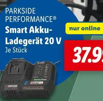 Lidl Parkside performance smart akku-ladegerät 20 v Angebot