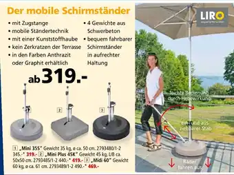 Segmüller Liro der mobile schirmständer Angebot