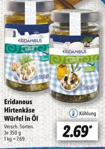 Lidl Eridanous hirtenkäse würfel in öl Angebot