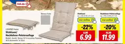 Lidl Livarno home sitzkissen/ hochlehner-polsterauflage Angebot