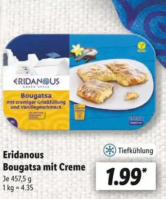 Lidl Eridanous bougatse mit creme Angebot