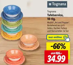 Lidl Tognana tafelservice, 18-tlg Angebot