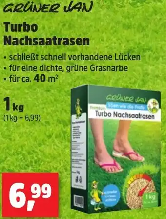 Thomas Philipps GRÜNER JAN Turbo Nachsaatrasen Angebot