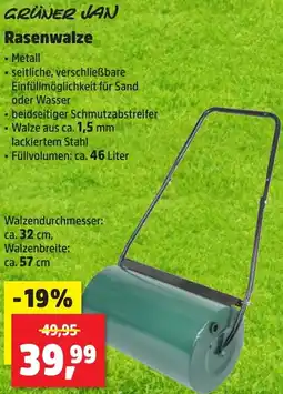 Thomas Philipps GRÜNER JAN Rasenwalze Angebot