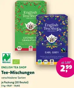 Biomarkt ENGLISH TEA SHOP Tee-Mischungen Angebot