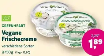 Biomarkt GREENHEART Vegane Frischecreme Angebot