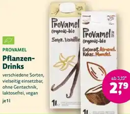 Biomarkt PROVAMEL Pflanzen Drinks Angebot