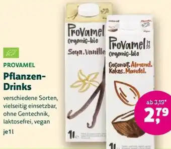 Biomarkt PROVAMEL Pflanzen Drinks Angebot